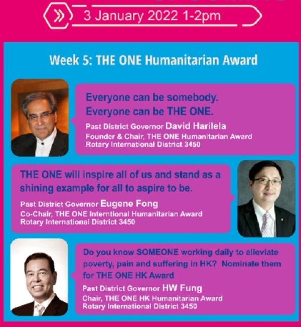 Episode 5 THE ONE Humanitarian Award